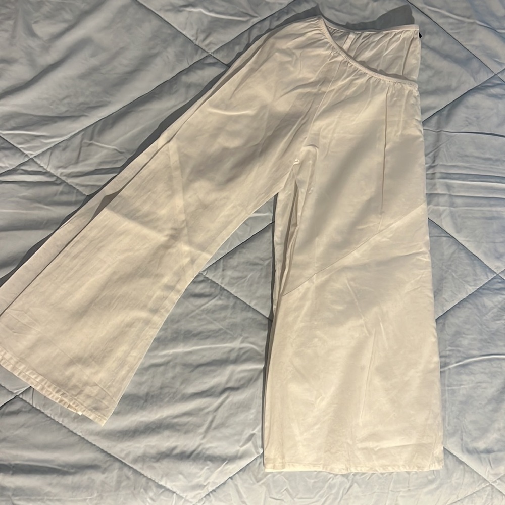 Talbots sheer white top